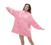 Figninget Felpa Coperta Oversize con Cappuccio, Pullover Blanket Hoodie, Confortevole E Morbido, Coperta Indossabile Gigante Soffice per Donna Uomo Adulti, Felpe di Pile Taglia Unica