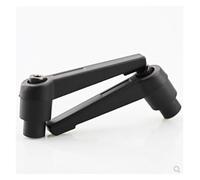 FIgpmwld Manopola della leva di bloccaggio regolabile in acciaio legato | Viti e dadi neri M4-M16: for il posizionamento dei macchinari e la regolazione dell'altezza(Screw M5x50mm)