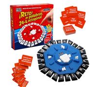 FIGUI GAMES Gioco da tavolo in spagnolo, 2 modalità di gioco, design ottagonale con 24 lettere, gioco di parole, include 35 carte con 140 categorie, ideale per bambini e adulti (blu e nero)