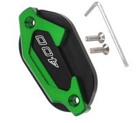 FIGULI Coperchio del Serbatoio per Kawasaki Z400 per Ninja 400 Z400 per Ninja 400 Tappo Serbatoio Fluido Freni Moto in Alluminio CNC Copertura Pompa Freno Protezione Pompa Freno(Vert)