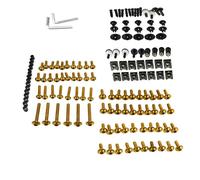 FIGULI Viti per carrozzeria Bulloni Carenatura Viti Moto Viti Carrozzeria Dadi per Yamaha XT1200Z XT1200ZE XT225 XT250 XT250X XT600 XT600E XT600Z Accessori(Jaune)