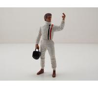 Figura Steve Mcqueen Con Casco per 1:18 Modelli KK Scale