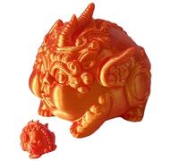 Figura 3D Stampata Giocattolo Decorativo Stampato 3D | Decorazione Creativa 3D Pi Xiu,Ornamenti per la Decorazione 'Ufficio di Animali Divertenti, Ornamenti per la Decorazione della tavola da tè