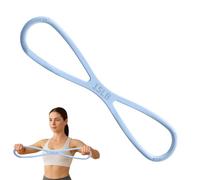 Figura 8 Allenamento Bands, Silicone Exercise Stretch Strap, Upper Body Strength Trainer, Home Fitness Gear, Arm Chest Leg Shoulder Toning, Gym Accessory Kit, 19,69 x 3,94 x 0,39 pollici