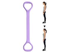 Figura 8 Banda D'esercizio - Barella Manuale | Bande Di Resistenza Non Slip | Bande Di Tratto Pesanti Pilates Yoga Workout Gear | Allenatore Di Flessibilità Di Fitness, Accessorio Per Lo Stretching Qu