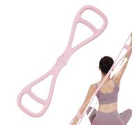 Figura 8 Bande di resistenza - 14.57x3.35in banda d'esercizio per allenamento di schiena e spalla, design ergonomico con una presa comoda per adolescenti giovanili, atleti di marito di famiglia, latti