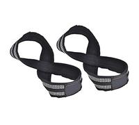 Figura 8 Cinghia di sollevamento, 1 paio di cinghie antiscivolo con polsini Supporto per il polso Fasce per polsi per sollevamento pesi per allenamento di forza fitness (S)