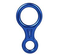 Figura 8 Discensore Rappelling Gear Assicurazione Roccia Albero Arrampicata Ad Alta Resistenza Blu, 7.4x14.4cm
