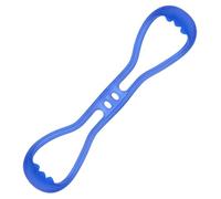 Figura 8 Fascia di resistenza, Fasce di esercizio, Fascia elastica multifunzionale, in silicone, dilatatore del seno, corda di traino leggera per pilates - Attrezzatura per la casa in viaggio