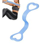 Figura 8 Resistenza Band, Non Slip Portatile Ergonomic High Elasticity, Back Training Elastic Tension Rope, Full Body Strength Workout, Yoga Pilates Esercizio, Home Gym Office Travel Fitness Equipment