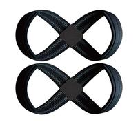 Figura-8 STATTI - 2 Pezzi Cross Training Deadlift Gym WRAPS | Allenamento Forza Supporto Del Polso Supporti Per Gli Uomini Donne Esercitare Powerlift Home Deadlift E Altro