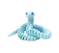Figura a serpente incernierata - Animale realistico, scultura mobile con segmenti mobili, divertenti giocattoli a sorpresa | Articolo decorativo giocoso di lunga durata per tavolo, camera da letto