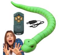 Figura a serpente telecomandata - design elettronico di movimento, movimento realistico, corpo girevole flessibile, lingua retrattile | Home Party scherzo interazione intrattenimento