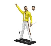 Figura Action Freddie Mercury in Concerto con Giacca Gialla e Microfono - Altezza 18cm - Multicolore