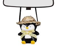 Figura animale oscillante per cruscotto auto in ,Divertente ciondolo a specchio a forma di fumetto altalena - interni auto specchietto retrovisore ornamento per migliorare lo stile