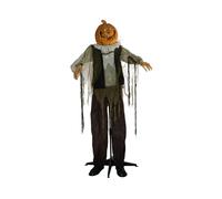 Figura Animata di Halloween EUROPALMS Uomo Zucca con Effetto Luce e Suono