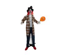 Figura Animata Halloween Clown Hatty con Effetti di Luce e Suono - EUROPALMS 185