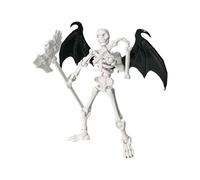 Figura articolata scheletro articolato, giocattolo di figure articolate per bambini, modello da assemblare per collezionisti e amanti della fantasia, per scaffali o tavoli