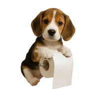 Figura artistica di cane formato stand facile pulizia resina artigianato per piccoli spazi Decors combinazione di carinità e praticità