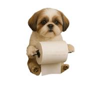 Figura artistica di cane formato stand facile pulizia resina artigianato per piccoli spazi Decors combinazione di carinità e praticità