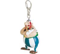 Figura - Asterix: Plastoy - Portachiavi Obelix Con Idefix