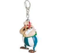 Figura - Asterix: Plastoy - Portachiavi Obelix Con Idefix