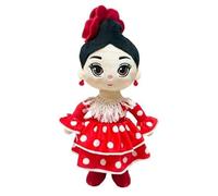 Figura Bambola di Straccio Peluche Carmencita Costume di Zingara 40 cm