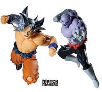 Figura Banpresto-Dragon Ball Super-Son Goku Ultra Instinct vs Jiren Match Makers
