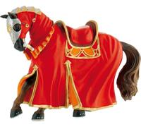 Figura - Bullyland: Castello - Cavallo Da Torneo Rosso