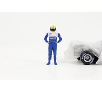 Figura Cartrix 1:18 Ayrton Senna Williams 1994 Formula 1 Ca. 10Cm Blu Dipinta