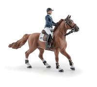 Figura Cavallo e Cavaliere Pénélope Flora, Collezione Equestre, Bambini 3+ | Gioco creativo di equitazione | dipinta a mano | pezzo da esporre e collezionare | idea regalo per bimbe e bimbi tutti