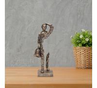 Figura creativa statue resina scultura umana per lo studio dell'ufficio