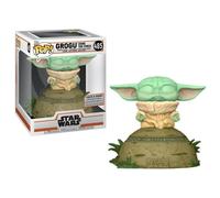 Figura da collezione Funko Pop Deluxe Grogu Usando la Forza Star Wars 12cm con luci e suoni