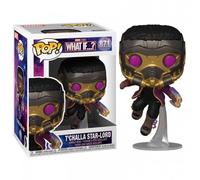 Figura da collezione Funko Pop Marvel What If Tchalla Star Lord vinile 9cm