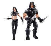 Figura da collezione Hasbro Marvel Legends X-Force X-23 e Warpath snodabile