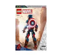 Figura da costruzione LEGO Super Hero Marvel Capitan America - 76258