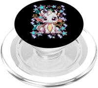 Figura da favola retrò con drago PopSockets PopGrip per MagSafe