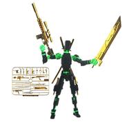 Figura d'azione di Robot, Statuetta di Blocchi di Costruzione | Kit modello Blocchi di Costruzione Magnetici | Set di action figure mobili multi-articolate per ragazzi Ragazze