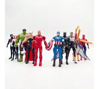 Figura d'azione grande da 7 pollici e statua modello creativa del supereroe Marvel - Giocattolo da collezione e decorazione per la stanza, regalo perfetto per ragazzi e fan adulti Ragno di ferro (7 po