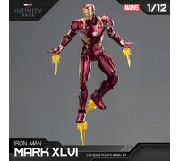 Figura d'azione in scala 1/12 di Iron Man MK45 Marvel originale, modello assemblato con accessori, figura dipinta deluxe da 7 pollici, giocattolo da collezione super eroe classico, regalo perfetto per