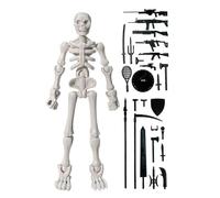 Figura D'azione Scheletro - Figurina Scheletro Mobile | Pratico Modello Di Osso Umano Ornamento Desktop Di Halloween Per La Raccolta Di Vacanze Tavolo Per Le Vacanze Casa Di Lavoro Che Raccolgono Este