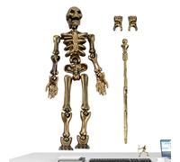 Figura d'azione scheletro - Giocattolo educativo con assemblati, figure mobili con articolazioni | Modello di assemblaggio completo del corpo a di costruzione flessibile per libreria