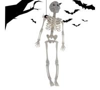 Figura d'azione scheletro - Modello umano posabile | Giocattolo congiunto mobile per casa, ufficio, decorazione per feste, ornamento da giardino, proposito di Halloween, figurina di anatomia educativa