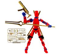 Figura d'azione Statua,Figure d'azione per ragazzi | Kit modello Blocchi di costruzione magnetici | Set di action figure mobili multi-articolate per ragazzi Ragazze