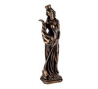 Figura Dea della Fortuna Resina Dipinto a Mano 60 cm