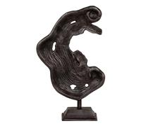 Figura decorativa astratta 30 x 10,5 x 49 cm Grigio