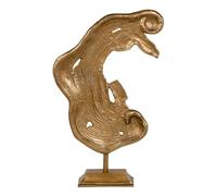 Figura decorativa astratta 39,5 x 11 x 63 cm dorato