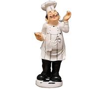 Figura Decorativa della Statua dello Chef, Scultura da Tavolo da appoggio per la casa in Resina per Cottage di Campagna, Ornamento da Cucina Gourmet,N