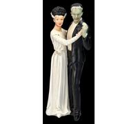 Figura Decorativa Frankenstein Monster E Sposi Tanzen - Coppia,Matrimonio,Torta