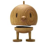 Figura decorativa Hoptimist Bumble L Oak, figura oscillante, legno di quercia, marrone, 15 cm, 27160